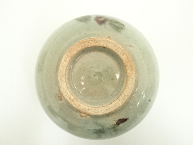 道具 ] - 道具 伊賀焼 新歓嗣造 釉裏紅草文壷（共箱） | ネット